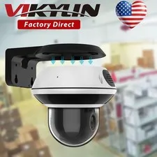 NEW Vikylin 5×Zoom Mini IR30M Night Vision POE ONVIF MIC 8MP 4K PTZ IP Camera MD