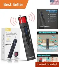 Upgraded RF Signal and Magnetic GPS Detector for Professional Surveillance Needs