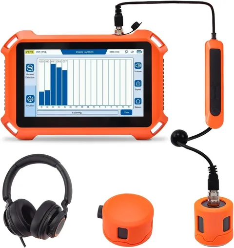 PQ125A Underground Water Leak Detector, Indoor Wall & Ground Water Pipe Leak Det