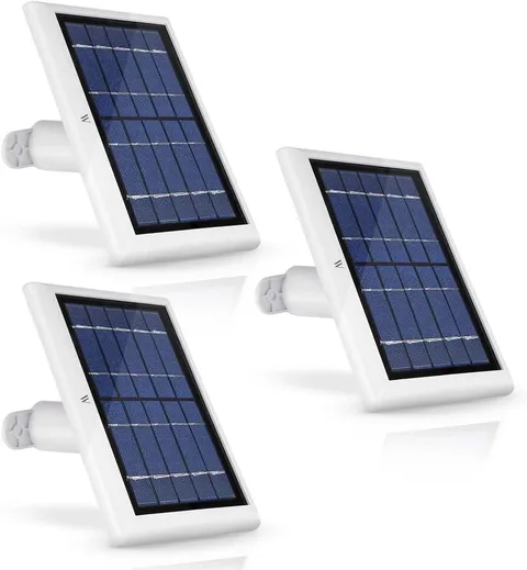 Solar Panel Compatible W/ Ring Spotlight Cam/Plus/Pro Battery Stick Up Cam/Pro