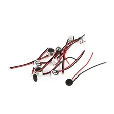 10pcs Two Wire Cartridge Condenser Electrette Pick-Up Microphone 6x3.5mm