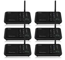 Wuloo Wireless Intercom System 1 Mile Range 6 Stations Reliable wireless interc
