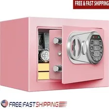 Reinforced Steel Safe Mini Safe Box Security Storage Dual Access Valuables New