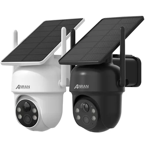 ANRAN 5MP Battery Solar Security Camera WiFi 360° Pan Tilt Wireless 2 Way Audio