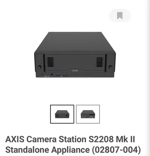 AXIS S2208 Camera Station Network Video Recorder (NVR) Appliance