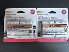 2X GE - 2 Indoor Window Door Alarm Sensor Model # 36019 NEW *Look At Photo*