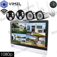 Wireless Surveillance Home NVR Display System IP Cameras Thermal Sensor 