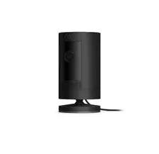 Ring Stick Up Plug-in 1080p HD Security Camera Indoor/Outdoor- Black