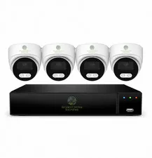 Security System Solutions 4k-5MP Color 24/7 Camera System S-Series 8CH NVR