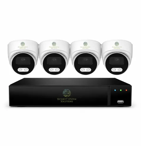 Security System Solutions 4k-5MP Color 24/7 Camera System S-Series 8CH NVR