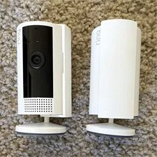 Ring Stick Up Cam Wireless Wi-Fi IP Cameras 2-Pack White 1080p Alexa NV