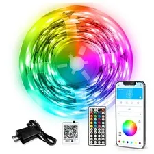 DAYBETTER LED Strip Lights 110ft, Smart Lighting Strips with App Remote Control,