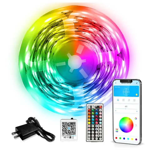 DAYBETTER LED Strip Lights 110ft, Smart Lighting Strips with App Remote Control,