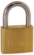Premium Brass Lock with Double Bolt Closure, 50mm, Equal Key
