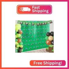 Pixel Themed Beaded Curtain - 2 Pack - 6.6FT x 3.3FT - Game-Inspired Door Curtai