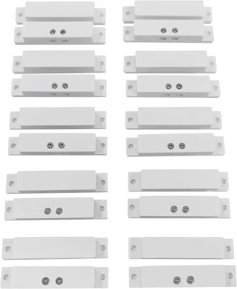 10 Sets Pack of Wired Surface Mounted Alarm Magnetic Contacts Door Window Reed