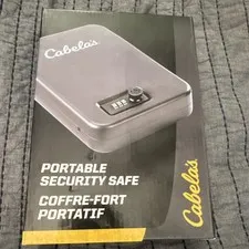 Cabela's Portable Security Safe Small Gray Metal Combination Lock 2 For Sale