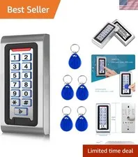 Door Access Control System Stand-Alone Password Keypad + 5PCS Proximity Keych...