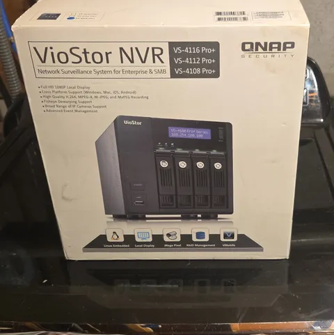 QNAP VioStor NVR VS-4116 Pro+ 16-Channel IP NVR, RAID, Remote Monitoring