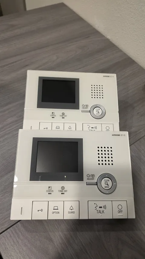 Aiphone LCD Monitor Hands-Free Color Video Tenant Station GT-1C 