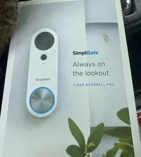 SimpliSafe SSDB3 Pro Smart Home Security Wi-Fi Video Doorbell Wired Camera