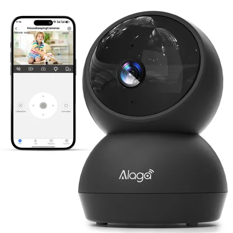 Security Camera, 2K HD Indoor Security Camera, 360 Degree Pan/Tilt Pet Camera...