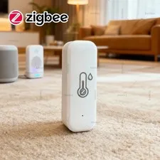 Zigbee Temperature And Humidity Sensor App Remote Monitor Indoor Thermometer