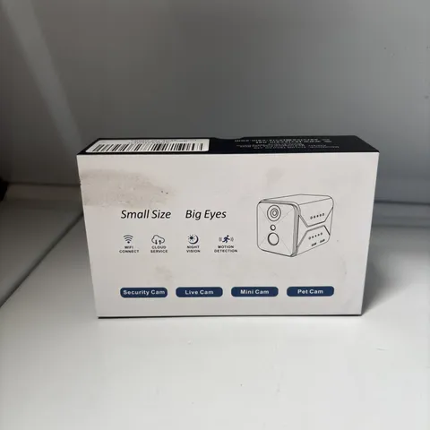 JAVISCAM Small Size Big Eyes Mini Camera Security Baby Live 4K FCC ID: 2A5FR-H5