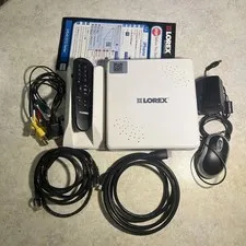 Lorex LH040400 DVR - Device Stand, Some Cables & Manual Remote Mouse