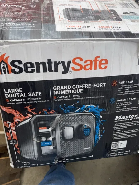 SentrySafe Large Water and Fireproof Safe with Digital Keypad, 0.81cu ftFPW082FS