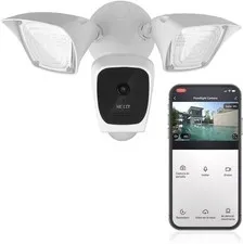NEXXT Smart Wi-Fi Floodlight Camera - Outdoor Security, 2500 Lumens, 2K 150°...