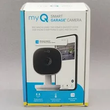 myQ Smart Garage Camera 1080p HD Night Vision Motion Detection USB Powered