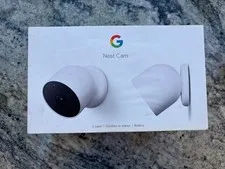 Google Nest Indoor/Outdoor Wireless Smart Security Camera (Battery) 2-Pack