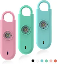 140dB Personal Safety Alarm for Women, 3 Pack Safe Alarm Protection Keychain wit