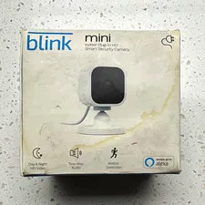 Blink Mini Indoor 1080p Wi-Fi IP Camera Motion Detection Two-Way Audio Alexa