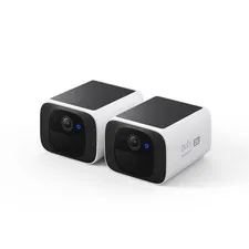 eufy Security SoloCam S220 2-Cam Pack,Solar Camera Pack, white