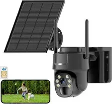 Advanced 4G LTE Security Camera with Solar Power – Ideal for Off-Grid Monitoring