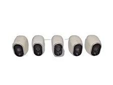 Lot of 5 - Netgear Arlo VMC3030 Wire-Free Smart Home Security Cameras - UNTESTED