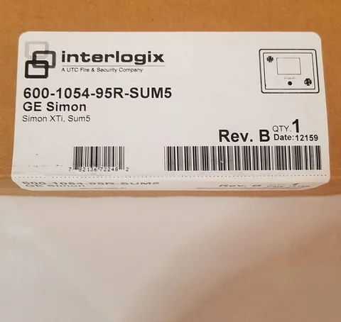 GE Simon XTi Security System, 600-1054-95R-12, Interlogix, with AC Power Cable