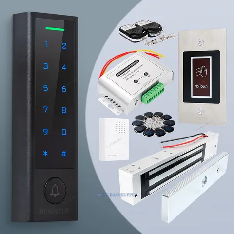 HOMSECUR Weatherproof WIFI RFID Access Control Set Lock APP Unlock