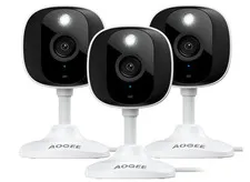 AOQEE 2K Security Camera for Indoor/Outdoor, Color Nigth Vision, C1 3Pack | Plug