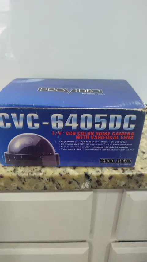 1/4" CCD Color Dome Camera With Varifocal Lens