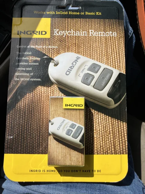 InGrid RKR801IG Home Security Keychain Remote New Sealed Model RKR801IG