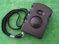 VINTAGE PERSONAL ALARM POCKET SAFETY DEVICE WITH BELT CLIP "UNTESTED"