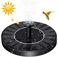 Fuente de agua solar para aves