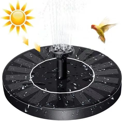 Fuente de agua solar para aves