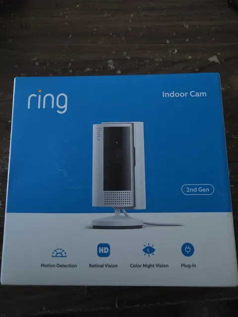 Ring Indoor Cam 2nd Gen (B0B6GLQJMV) Wi-Fi 1080p FHD Indoor Camera - White