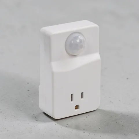 Amertac White Motion Activated Plug In Light Control