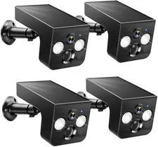 Brand New Solar Security Cameras Wireless Outdoor 4-Pack — 2K, Solar, IP65