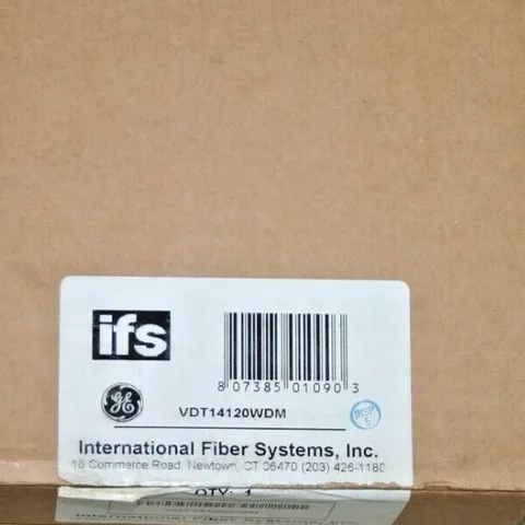 IFS VDT14130WDM Digital Video Transmit Data Transceiver Laser 1 Fiber Security